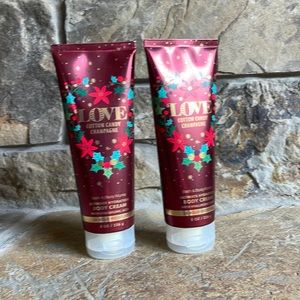 Bath & Body Works LOVE Cotton Candy Champagne Ultimate Hydration Body Cream